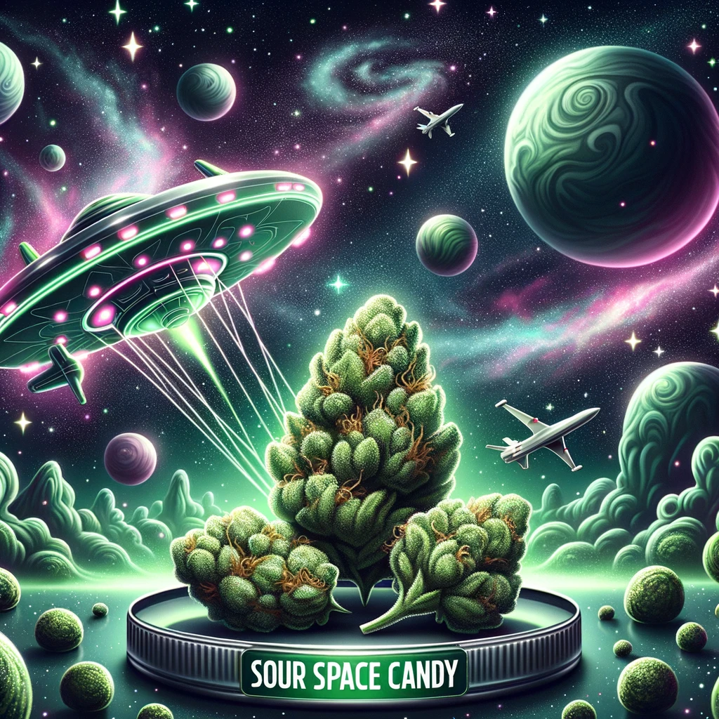 Sour Space Candy : CBD Douce Et Fruitée